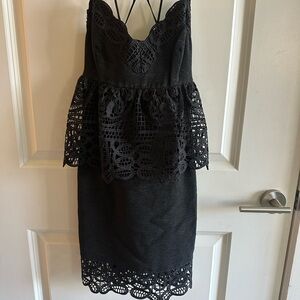 Gianni bini black dress